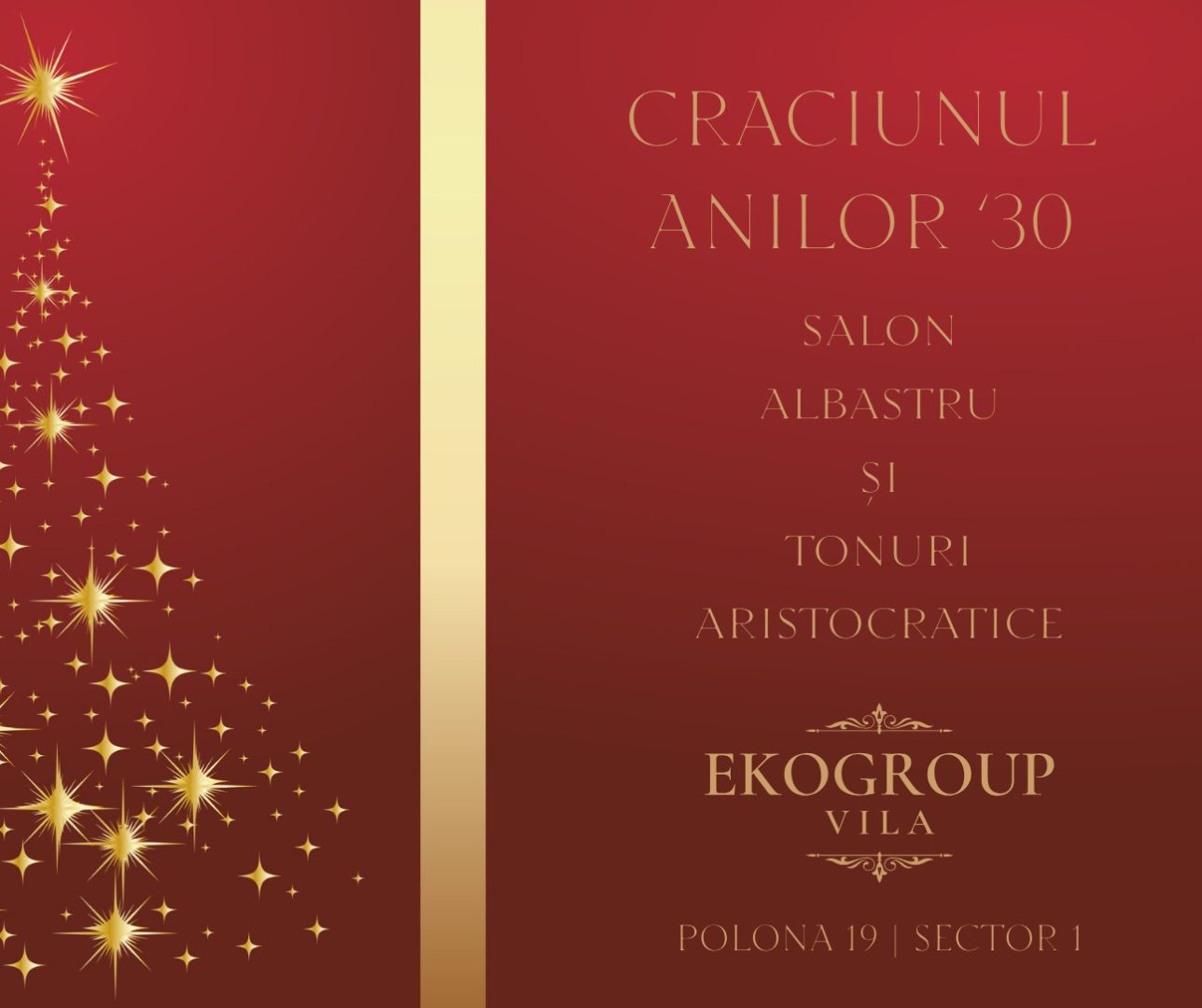 Eko Group Vila: O Călătorie în Eleganța Crăciunului Anilor ’30