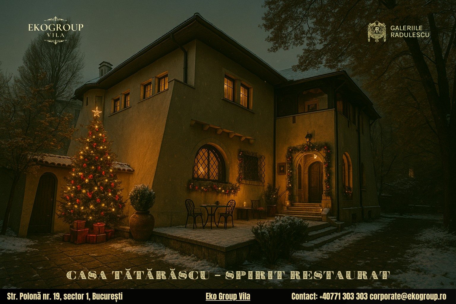 O poveste de craciun în casa veche a anilor ’30: magia Crăciunului prin ochii Eko Group Vila 5 O poveste de craciun în casa veche a anilor ’30: magia Crăciunului prin ochii Eko Group Vila